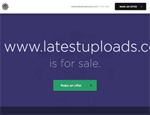 Tablet Screenshot of latestuploads.com